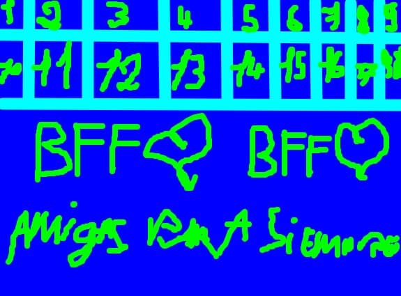 123456789101112131415161718Bff Bff Amigas Para Siempre