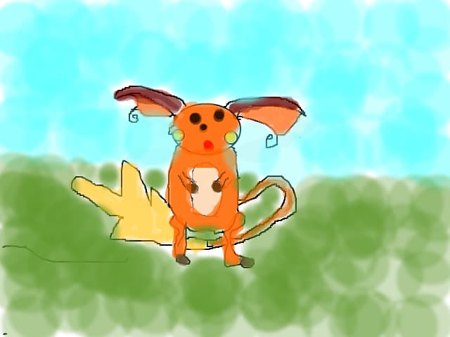 un raichu nedumerit...nu stie unde e, nici care e sub evolutia lui