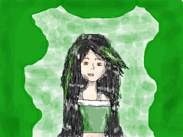 green girl