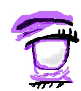 a eye