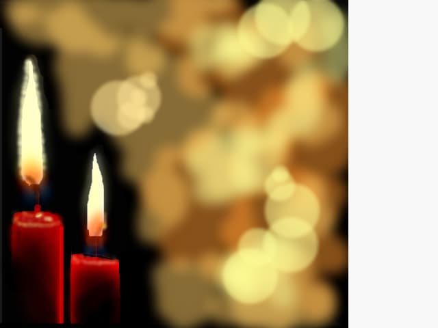 christmas candles