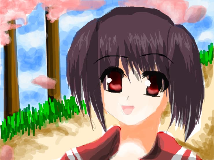 anime happy girl ^_^