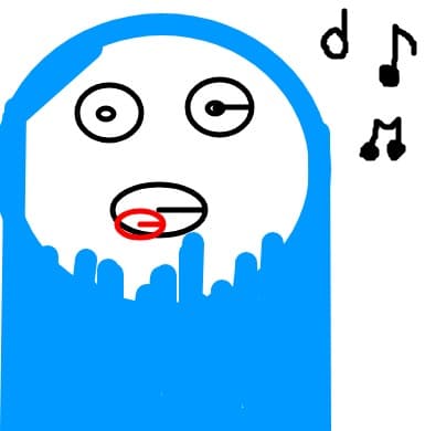 blue