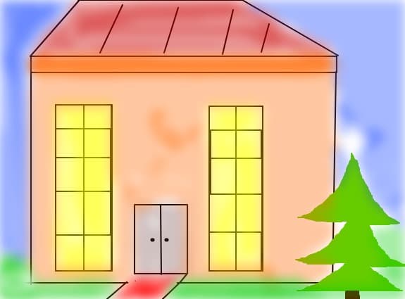 o casa frumoasa
