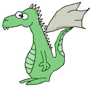 Dragon Funny Colorat