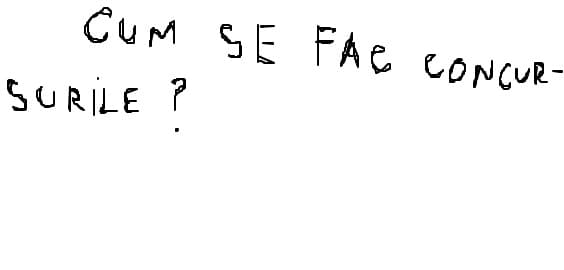 cum se fac concursurile