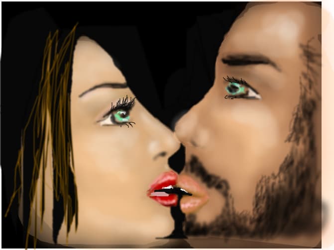 wishing to kiss you