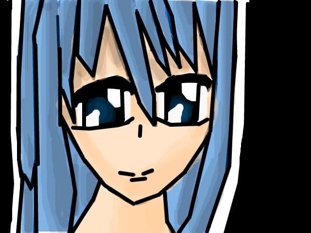 anime girl blue