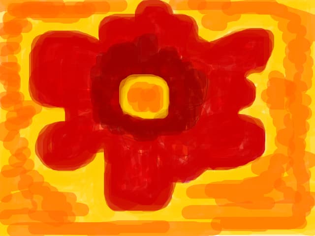 Red yellow and Orange