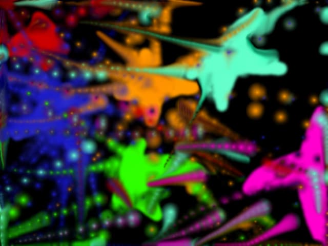 color explosions
