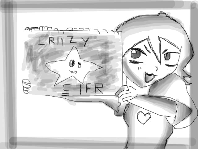 rukia says:,,Crazy star!" ;))