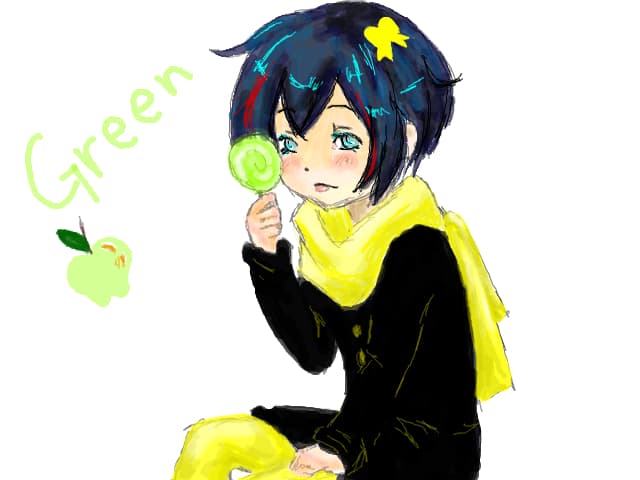 green apple