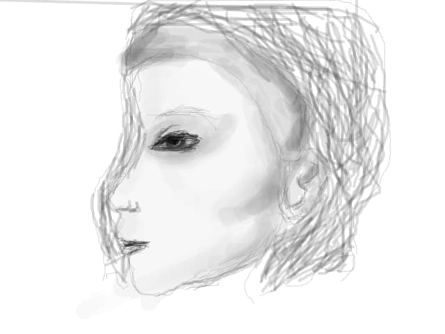 Profil de baiat (hm.... facut in graba)