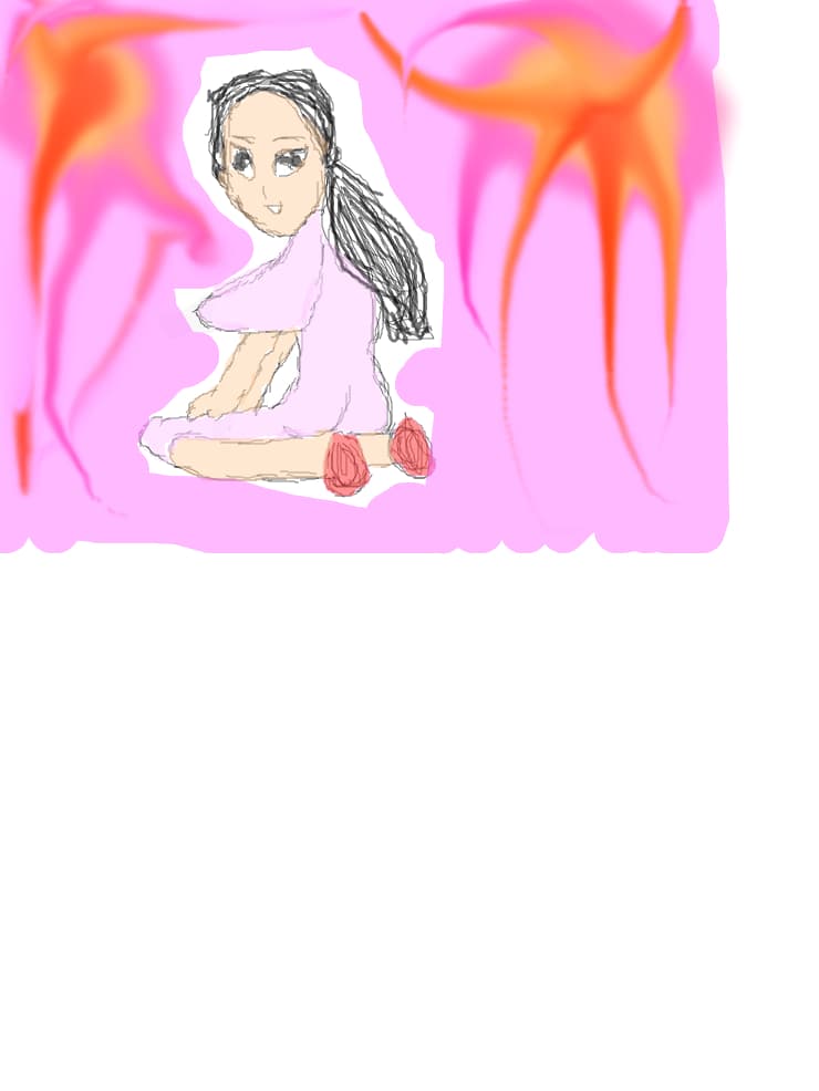 the girl...