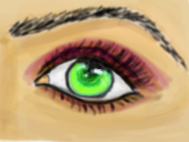 green eye