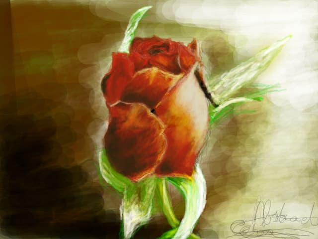 red rose...am vrut sa il semnez..