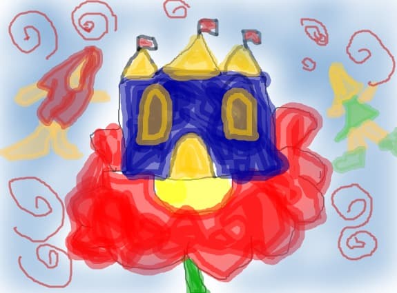 palace on flower