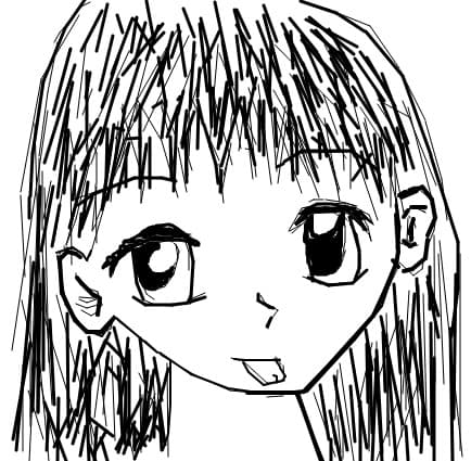 anime face