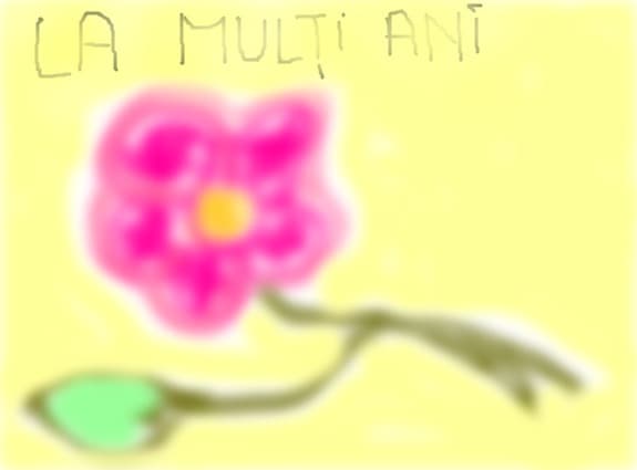 la multi ani - floare