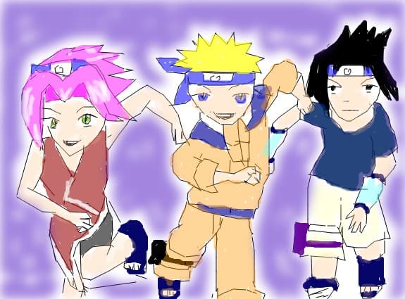 naruto sakura si sasuke