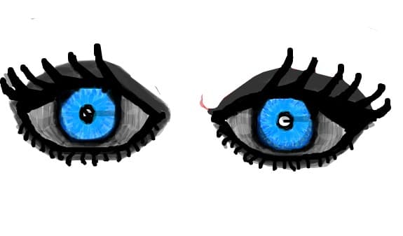 Strange eyes