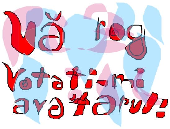 din inima va rog, votati-mi avatarul