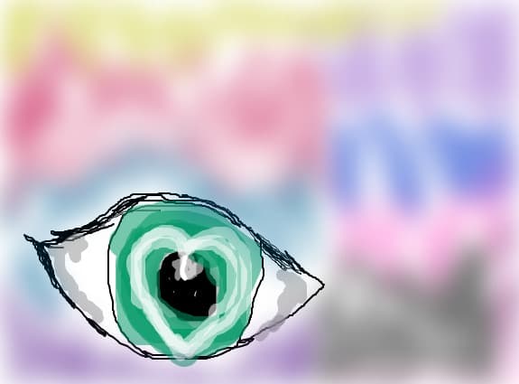 love in the eyes