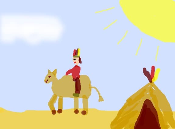 in desert