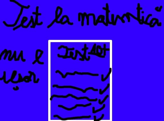 test la matematica nu e usor