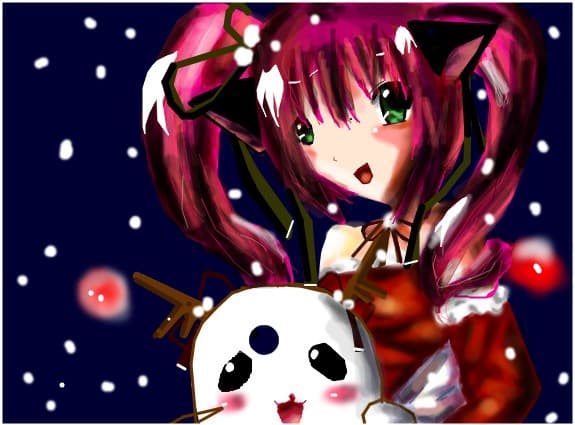 I wish you a Merry X-mas!Let it Snow!