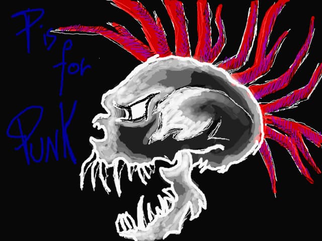 punk skull