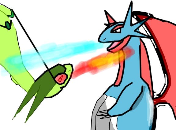 Salamance vs Flygon