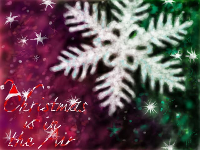 Christmas is in the air.