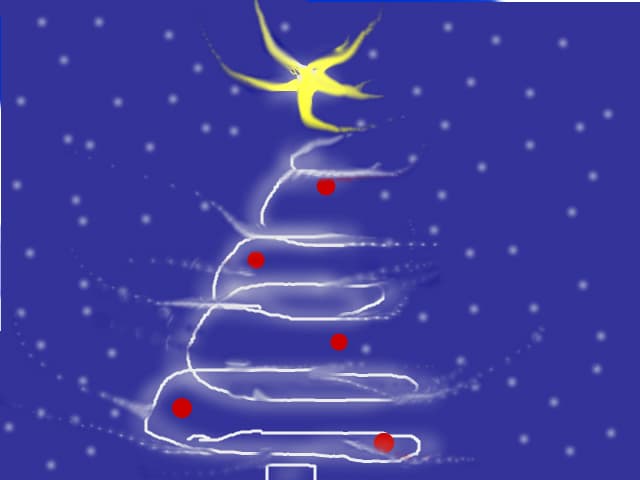 Christmas virtual tree