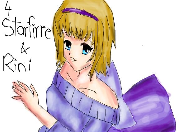 Anime girl 4 starfirre and rini