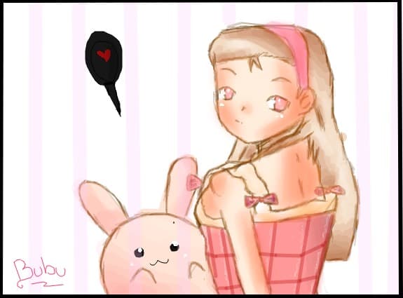 Anime Pink Girl