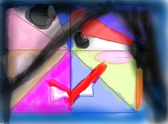 geometria visarii sau caricatura unui vampir...