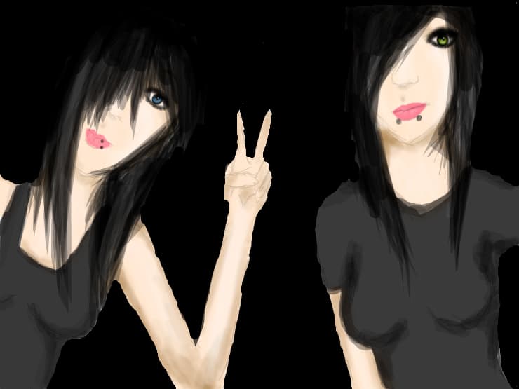me &amp; uchiha_hinata