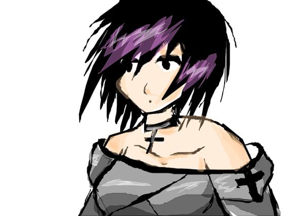 Black Anime girl