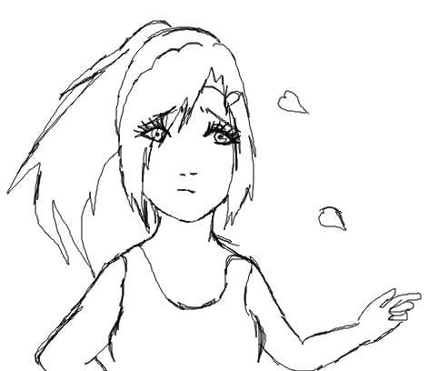 a sad girl