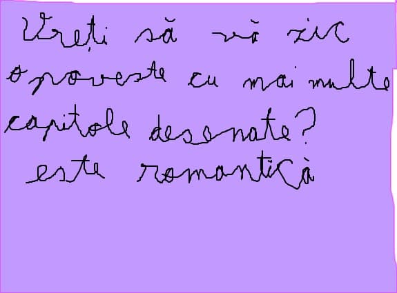 vreti sa va spun o poveste cu mai multe capitole desenate?