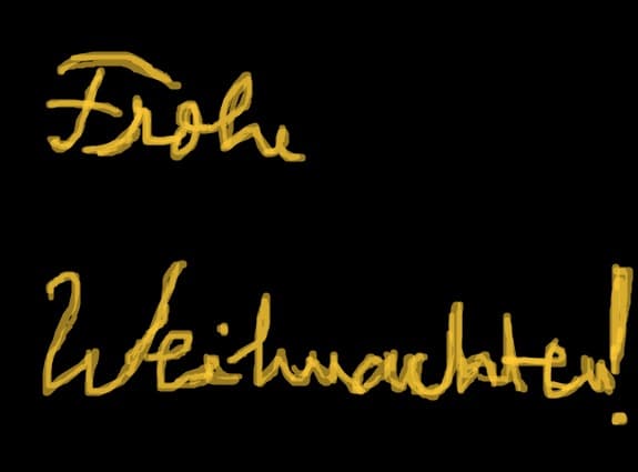Frohe Weihnachten