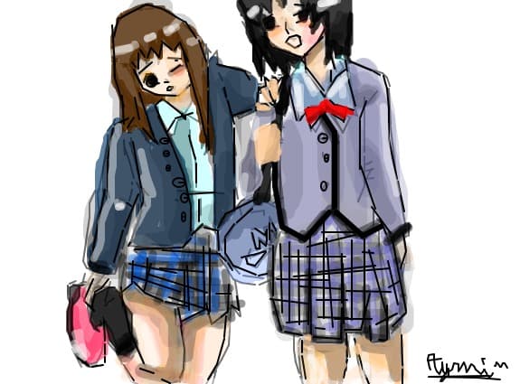 shool girls:d pt Micutza.Desenatoare