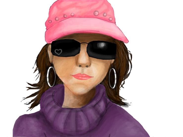 portretul BFF-ei mele :D:D(color :D) scz pt resalvare..am adaugat cateva modificari mici x.x :D