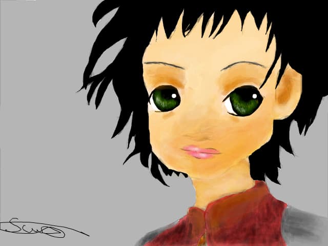 fata, cute:X parca e extraterestru:)) nu credetzi?