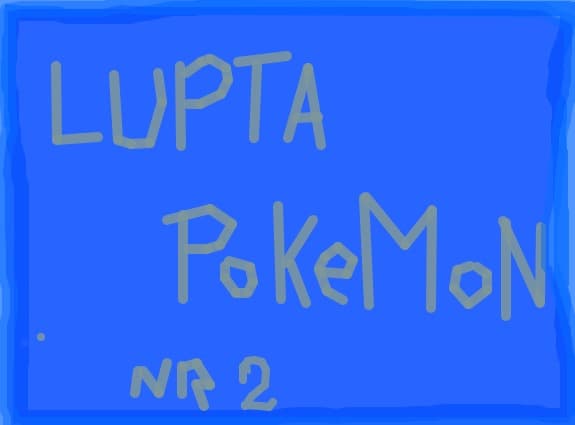 Lupta pokemon nr 2