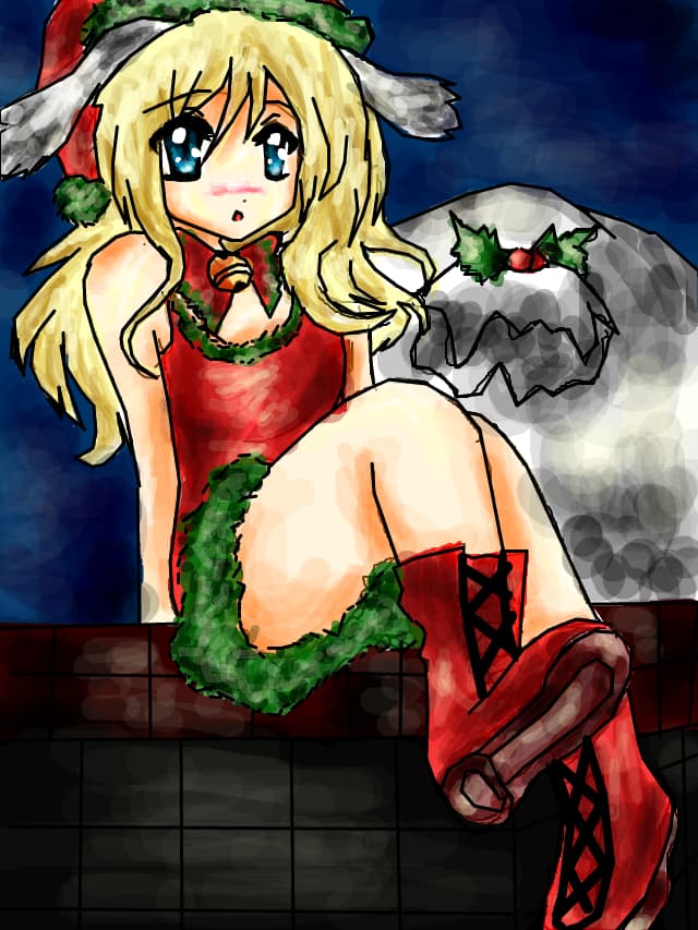 Anime Bunny Girl Christmas.. :)) prea devreme stiu...