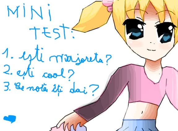 majoreta si mini test