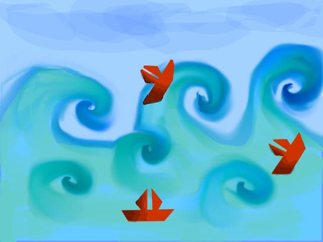 furtuna pe mare