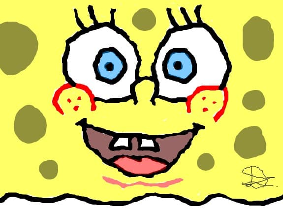 Spongebob, l-am mai facut putin..